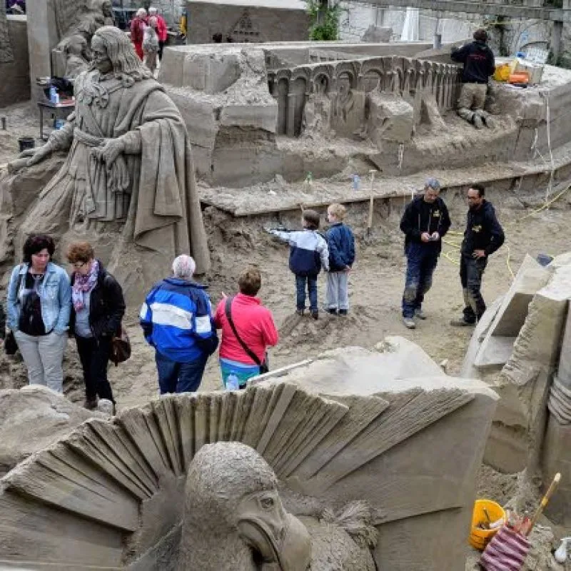 Zandsculpturen